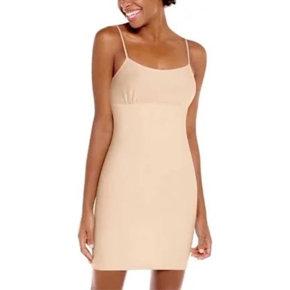 SPANX Spoil Me Cotton Shapewear Slip Dress, Size Small